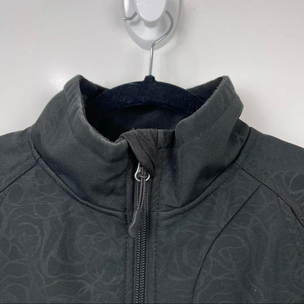 Double Diamond Black Embossed Soft Shell Fleece L… - image 3